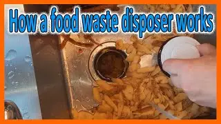 How a food waste disposer works  - what does it grind