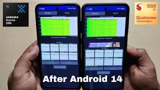 Galaxy S21Fe Snapdragon 888 VS Exynos 2100 CPU Throttle🔥Test After One UI 6.0, Android 14 Update📱
