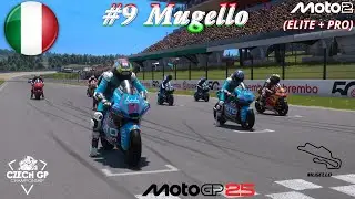 #9 ItalianGP, Mugello, Czech GP Championship z.s. - závod skupiny ELITE a PRO, MotoGP 25, PS5/PS4
