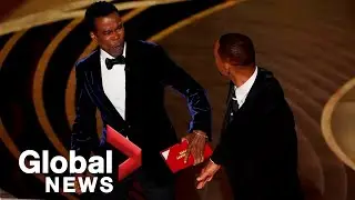 Oscars 2022: Will Smith slaps Chris Rock in shocking on-stage confrontation