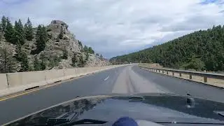 Driving I 90 Through Beaverhead Deer Lodge National Forest Montana