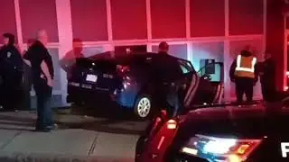 Driver Takes Off After Crashing Into Building Off Locust Street In Fall River