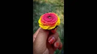 hand embroidery finger ring tutorial ❤️🩷#shorts #viral #art #handbroidery #embroidery #diy