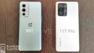 OnePlus 9RT 5G vs Xiaomi 11T Pro Speed Test and Camera Comparison
