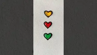 💛❤️💚 #art #youtubeshorts #kidstv #ytshorts #diy #kidsart #kidsvideo #kids #shorts #youtube #reels