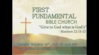 FFBC Live Sunday 9:00am - October 19, 2025