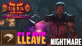 [Nightmare] Cleave Warlock Guided Playthrough | Diablo 2 Reign of the Warlock