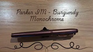Unboxing the Parker IM Fountain Pen – Burgundy Finish | First Impressions
