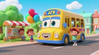 JJ&rsquo;s Toy Bus Makes a Balloon Stop | Kids Songs & Pretend Play Adventure