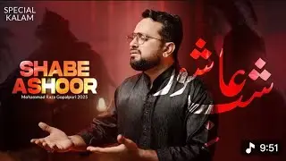 Noha 2025 | Shabe Ashoor Noha | Mohammed Raza Gopalpuri 2025 
