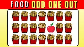 Spot the Odd One Out - Food Edition 🍔🥗🍕