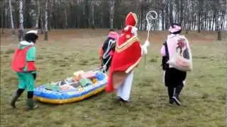 Sint in nood in rubberboot - outtakes