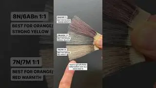 3 GREAT &ldquo;cool&rdquo; #shadeseq formulas for neutralising level 7/8 warmth&hellip;