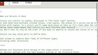 72   What Are Structs in Rust