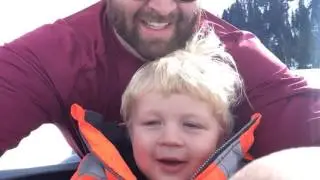 Caleb sled hill 1