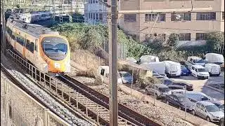 Trenes por el puente de la Torrassa (27/11/2025)