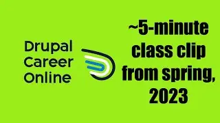 DrupalEasy Class Clips - Drupal Career Online