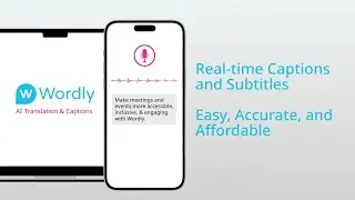 Live Captions for Events & Meetings | Wordly