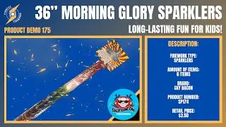36&rdquo; Morning Glory Sparklers by Sky Bacon Fireworks