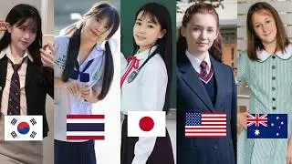 Girls School Uniforms Around the World