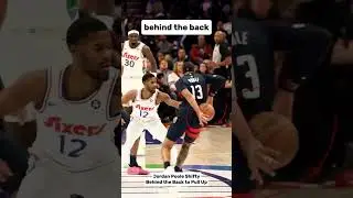 Jordan Poole Shifty Behind the Back to Pull Up #jordanpoole #nba #basketball #nbahighlights #shorts