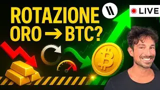 BITCOIN, CRYPTO: IN ARRIVO LA GRANDE ROTAZIONE DA ORO A BTC?