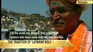 The tradition of 'Lathmar Holi'