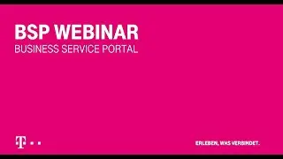 Vertragsverwaltung leicht gemacht: Business Service Portal der Telekom im Webinar