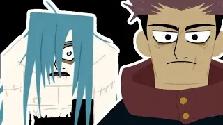 JUJUTSU KAISEN CARTOON 2000 ART STYLE