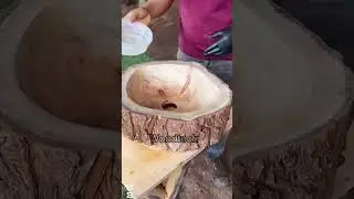 Making a wooden sink bowl🔨🪚 #craftsvilla #interiordesign #woodscraft #homecraft #epoxyresin #viral