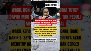 wakil bgn ancam tutup mbg #shots #beritaterkini #trending