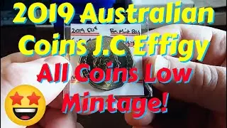2019 Australian Coins JC Effigy - Low Mintage!