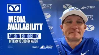 Aaron Roderick | BYU Football | Media Availability | Fall Camp | August 9, 2025