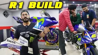 R1 IS BACK | COMPLETE R1 BUILD AT REDLINE RACING STORE | SIMRAN KING @Jatt Prabhjot