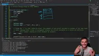 Exploring Structures with Arrays and Copying Struct Variables in C| Lecture # 53