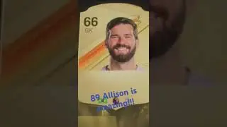 I packed 89 Allison!!! #eafc24 #gaming #fifa #shorts #youtubeshorts #MrHman27