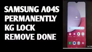 samsung a04s kg lock remove chimera tool