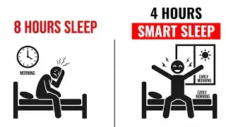 How to Sleep LESS hours and wake up FRESH (psychology explains)