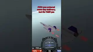 Pov, same day delivery at 11:59 pm #aviation