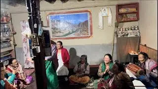 Cheli JHO(Bhoj) Sathi ko birthday pani 🥳 #exploringmustang #exploringculture  @thakalivlog9037
