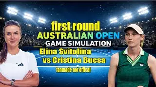 Australian Open | Elina Svitolina   vs Cristina Bucsa  | [18 Jan 2026] | Gameplay Simulation