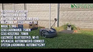 Husqvarna Automower Aspire R4 - Test - Unboxing - Aplikacja - www.niezawodniwzieleni.pl
