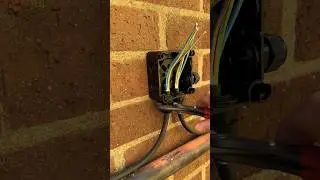 Outside lights in the sunshine! #electrician #electrical #junctionbox #lights
