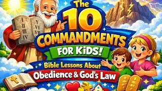 The 10 Commandments for Kids | Bible Lessons About Obedience & God’s Law