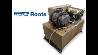 Used 15HP Roots 56 U-RAI-J Rotary Lobe Blower Package