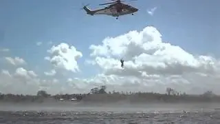 EMQ Helicopter Rescue winch training - March 2012