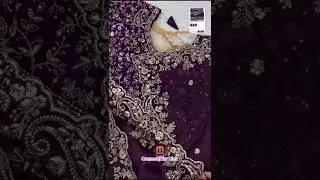 ✨💜 New Trendy Party Wear Saree Design 2026 | ✨ Bridal saree 😍 #youtubeshots #saree  #fashion #shorts