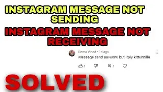 |Instagram message not sending and receiving| Instagram message not showing|AJAY SID|