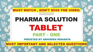 TABLET MCQs