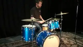 Ludwig Classic Maple Drum Kit Blue Sparkle at Memphis Drum Shop